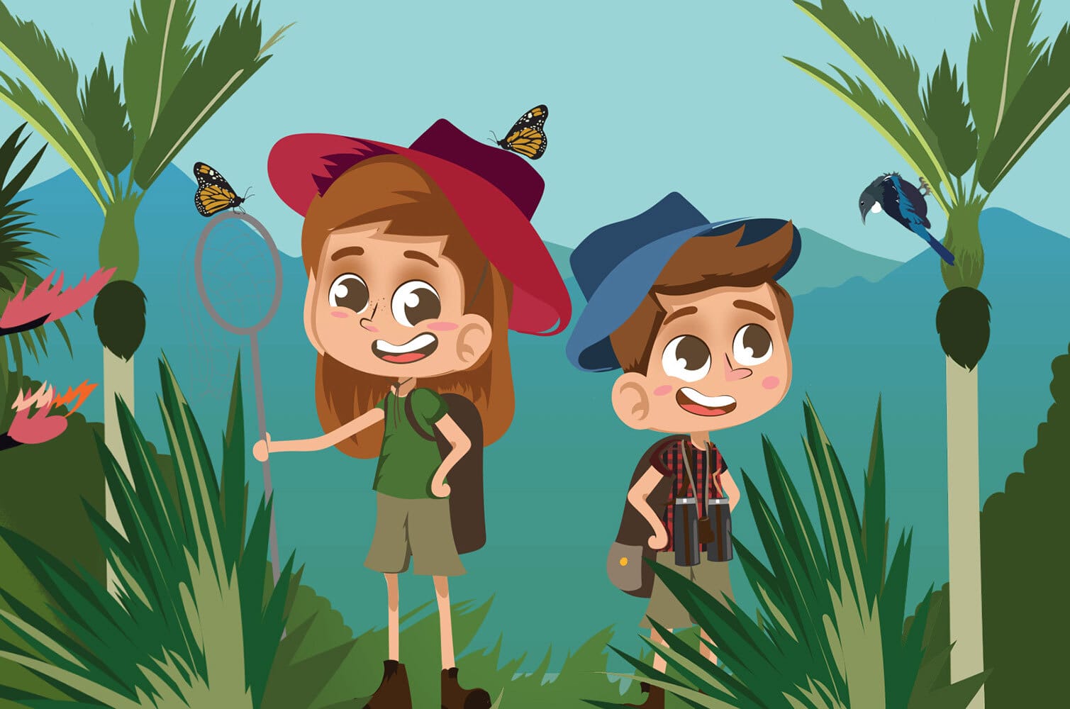 Join Fern and Nikau our WestCity Explorers and sign up to the Westcity Waikere Kids Club